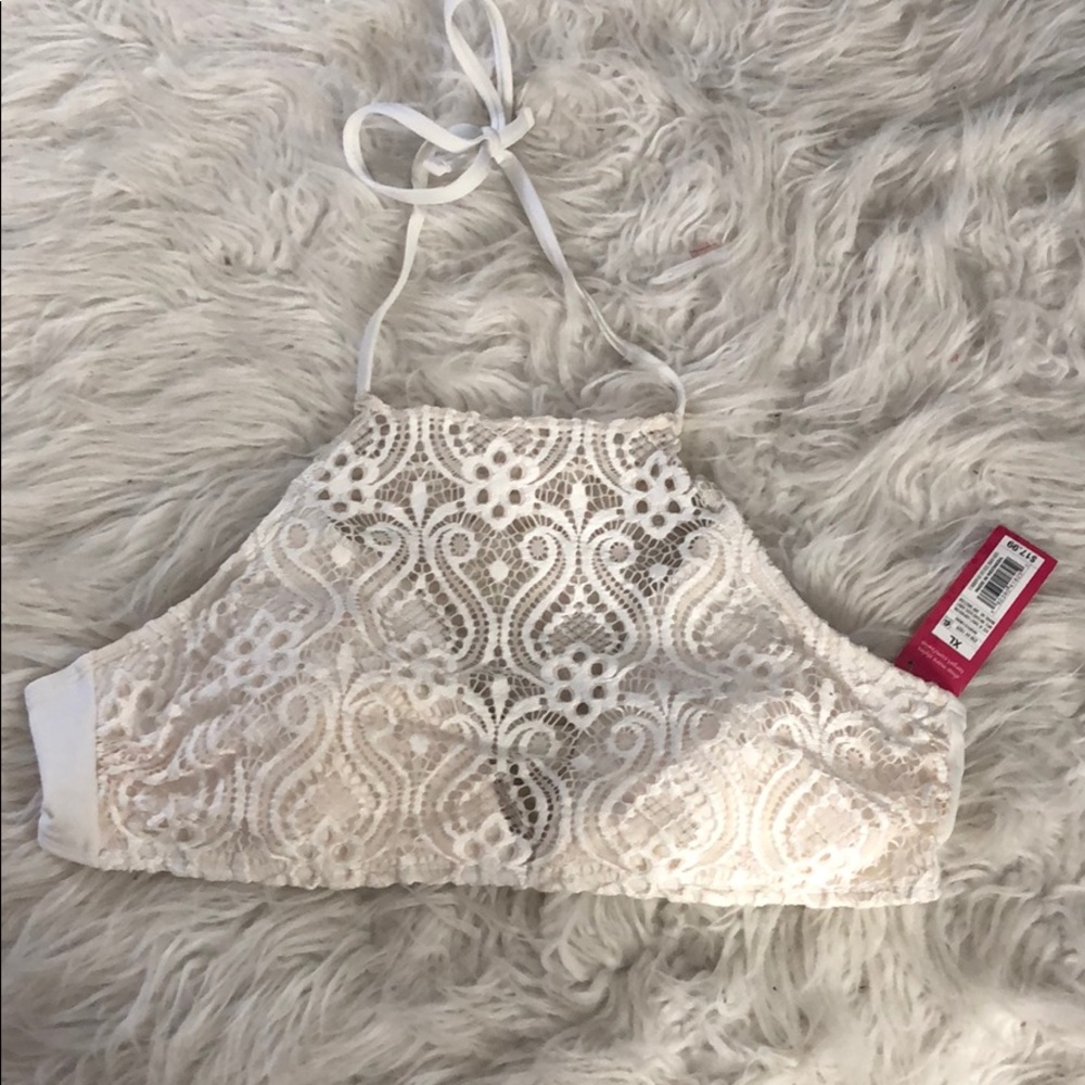 White bikini top